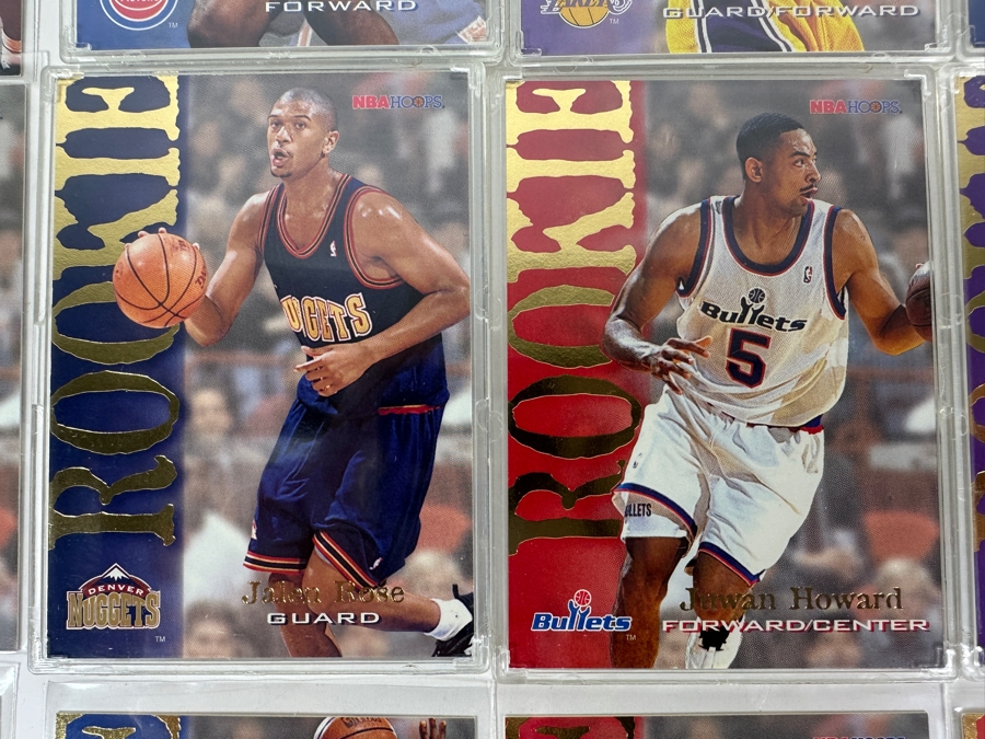 Vintage 1995 Skybox NBA Hoops Basketball Rookie Cards Including Jason Kidd, Eddie Jones, Juwan Howard, Jalen Rose, Grant Hill & More [Photo 2]