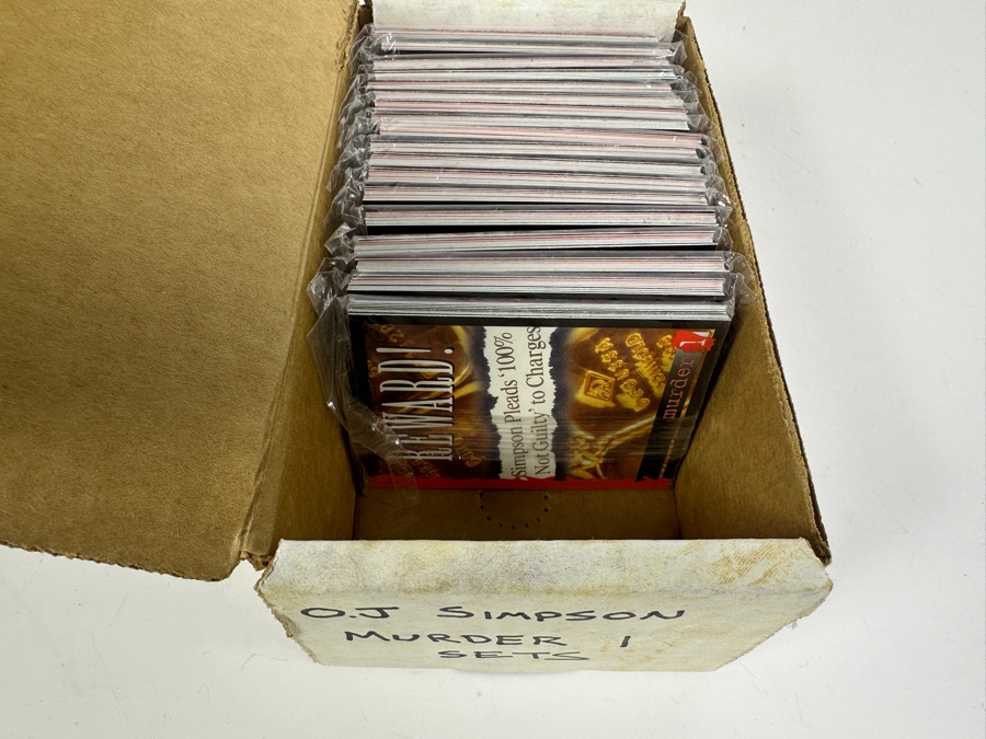 (18) Factory Sealed Sets Of O. J. Simpson Murder 1 10 Card Trading Cards Sets [Photo 4]