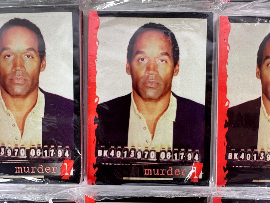 (18) Factory Sealed Sets Of O. J. Simpson Murder 1 10 Card Trading Cards Sets [Photo 2]