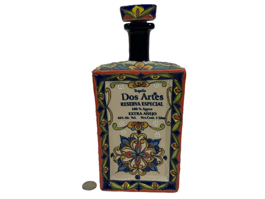 Dos Artes Reserva Especial Tequila 1 L Empty Bottle 11H
