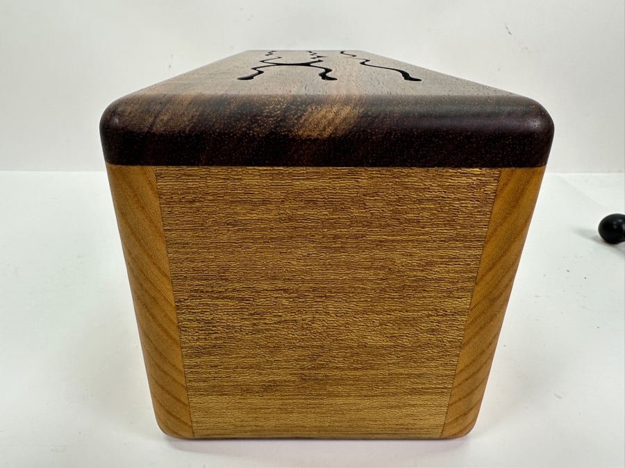 Wooden Percussion Instrument Wildside Percussion By Lew Judd Coburg OR With Two Mallets (One Not Shown) 16W X 6D X 5.5H [Photo 6]