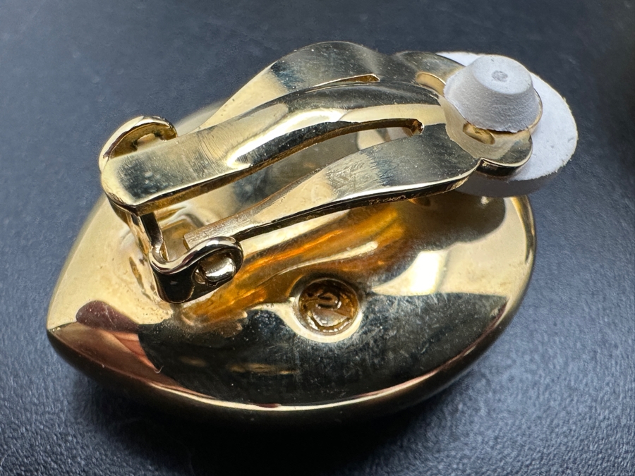 Two Pairs Of Swarovski Crystal Clip On Earrings [Photo 4]