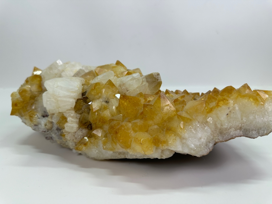 Large Citrine Quartz Geode Piece 12W X 8D X 4.5H 13lbs [Photo 17]
