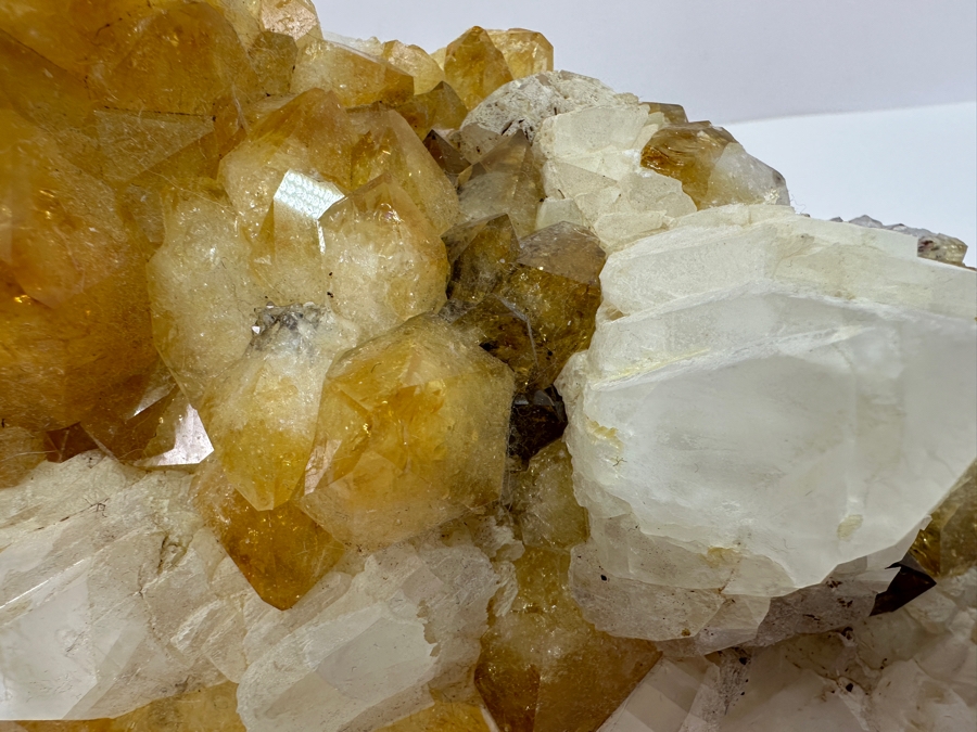 Large Citrine Quartz Geode Piece 12W X 8D X 4.5H 13lbs [Photo 8]