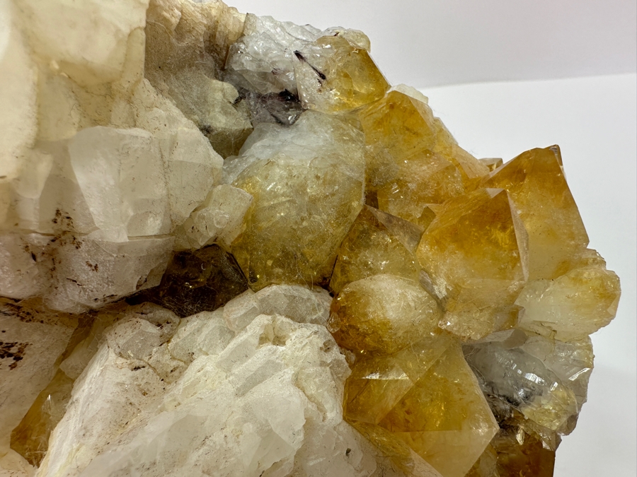 Large Citrine Quartz Geode Piece 12W X 8D X 4.5H 13lbs [Photo 9]