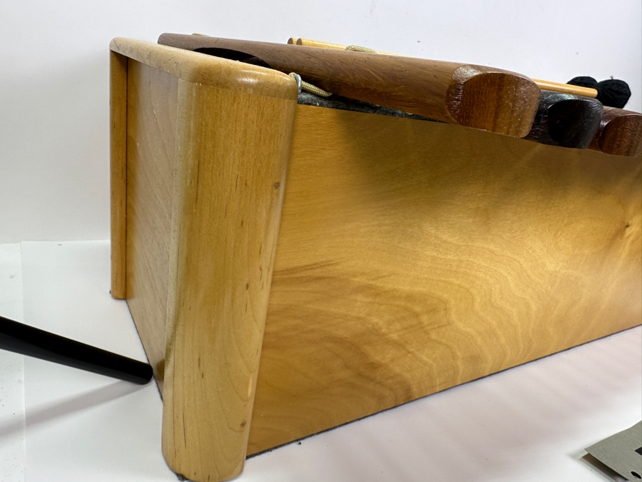 Large Handmade Wooden Kallisti Marimba In The Key Of G Finely Crafted Personal Percussion Instrument 27W X 16D X 9H [Photo 8]