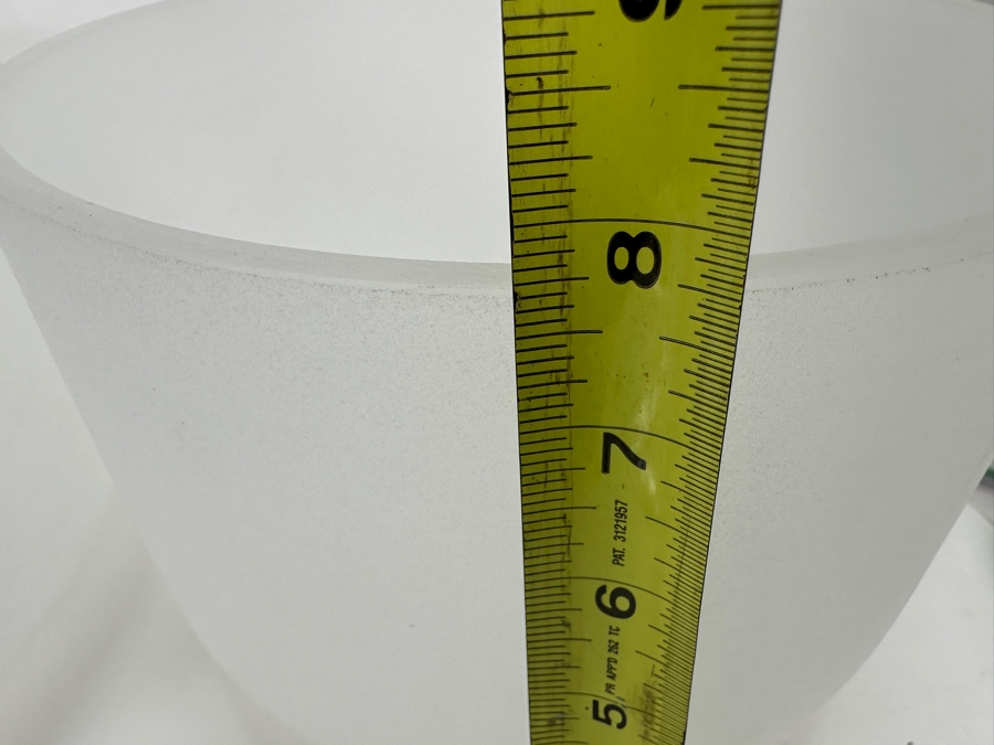 Three Crystal Tibetan Bowls In The Key Of F#, E & C Largest Bowl Is 12W X 9H [Photo 16]