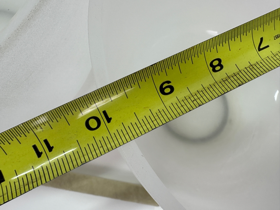 Three Crystal Tibetan Bowls In The Key Of F#, E & C Largest Bowl Is 12W X 9H [Photo 15]