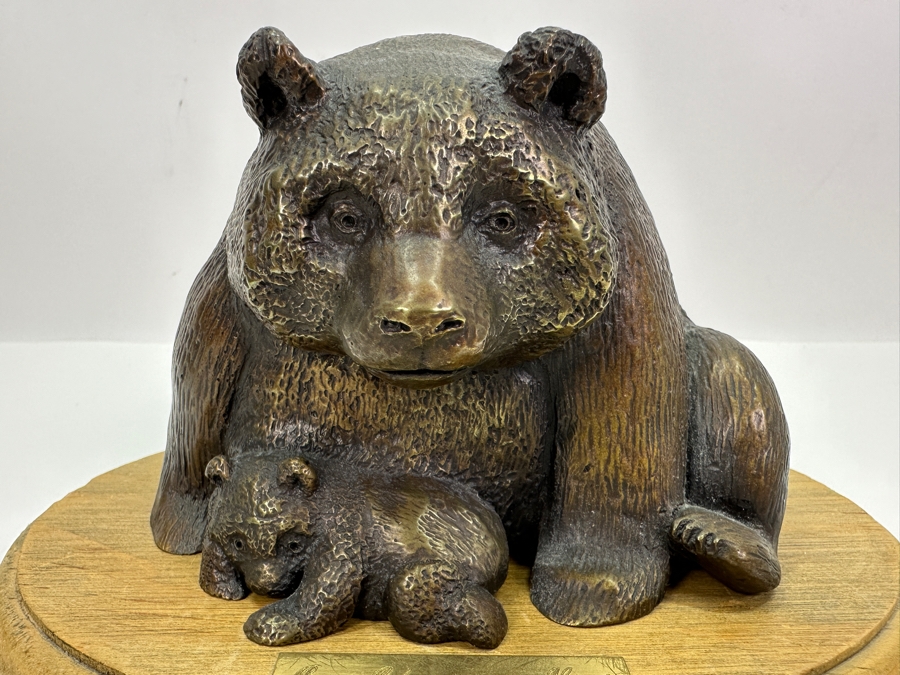 Joan Lacy Bronze Bear Figurine 4H [Photo 3]