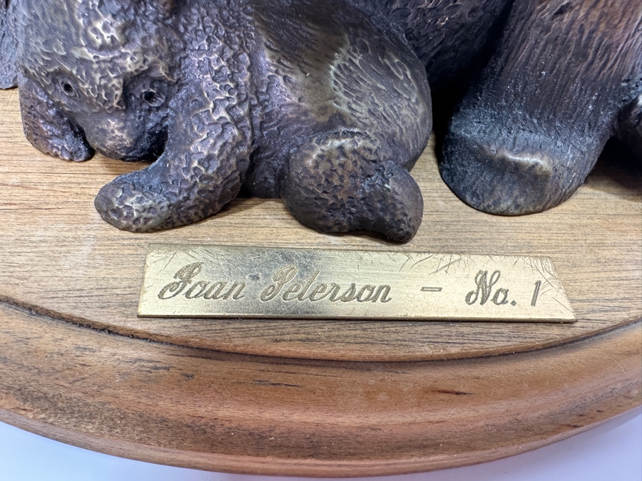 Joan Lacy Bronze Bear Figurine 4H [Photo 4]