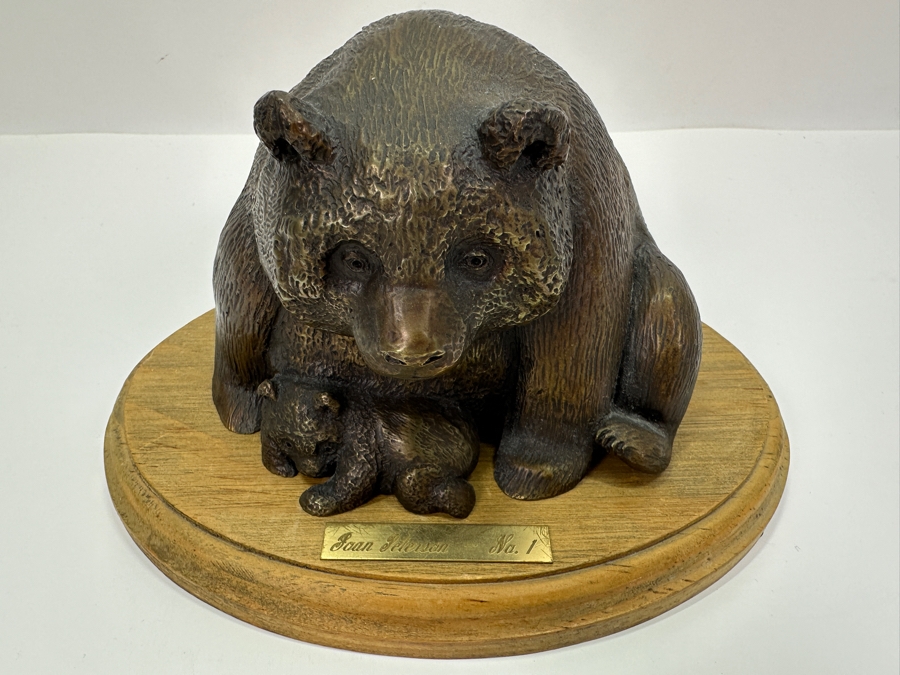 Joan Lacy Bronze Bear Figurine 4H [Photo 2]