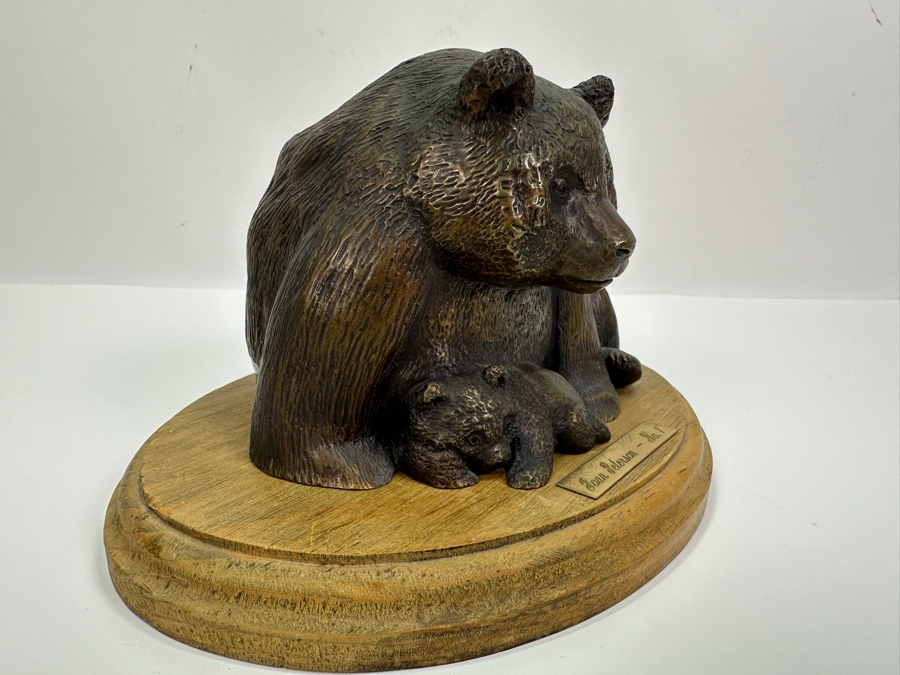 Joan Lacy Bronze Bear Figurine 4H [Photo 5]