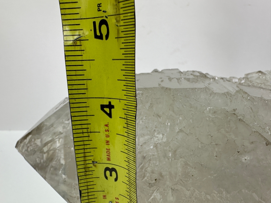 Large Crystal With Glass Display Stand 13L X 4H 11.2lbs & Several Smaller Crystals [Photo 18]