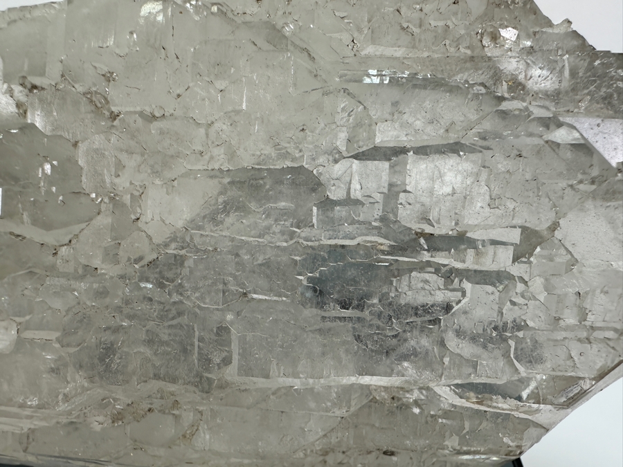 Large Crystal With Glass Display Stand 13L X 4H 11.2lbs & Several Smaller Crystals [Photo 4]