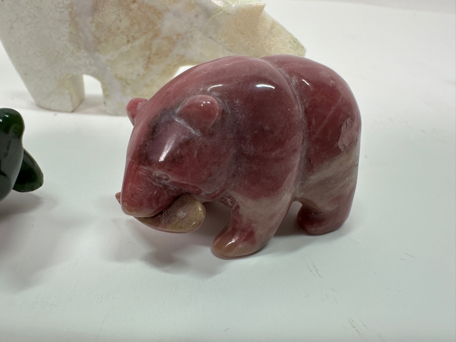Three Small Carved Stone Bear Figurines [Photo 3]