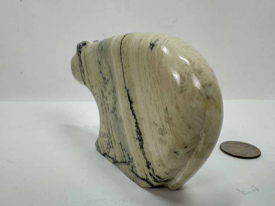 Carved Stone Bear Fetish Figurine 5W X 3H [Photo 4]