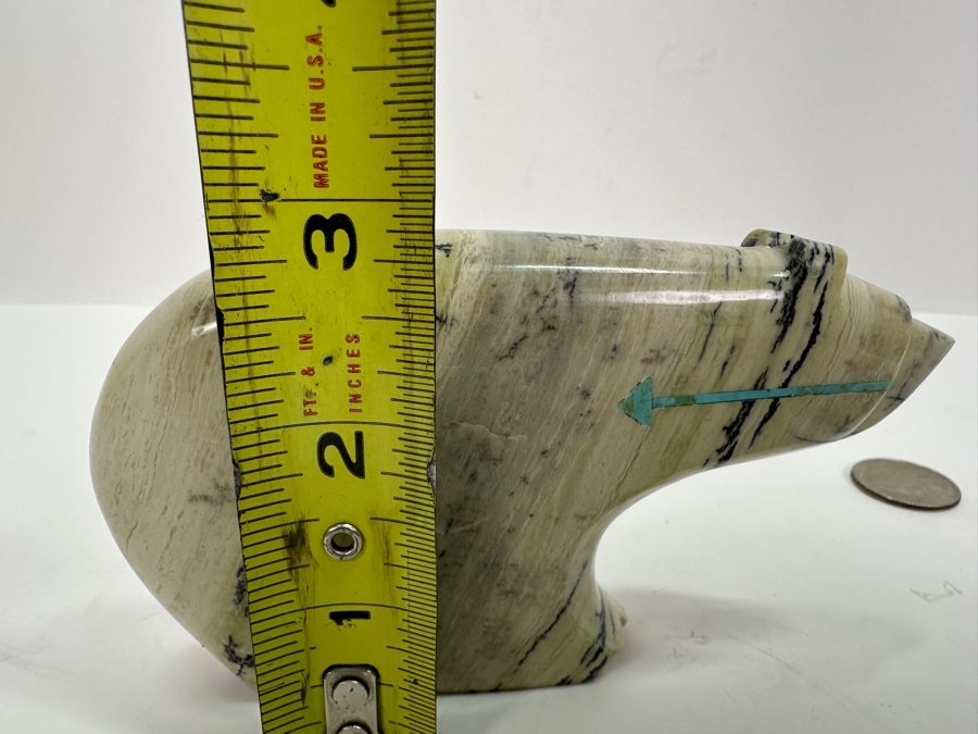 Carved Stone Bear Fetish Figurine 5W X 3H [Photo 6]