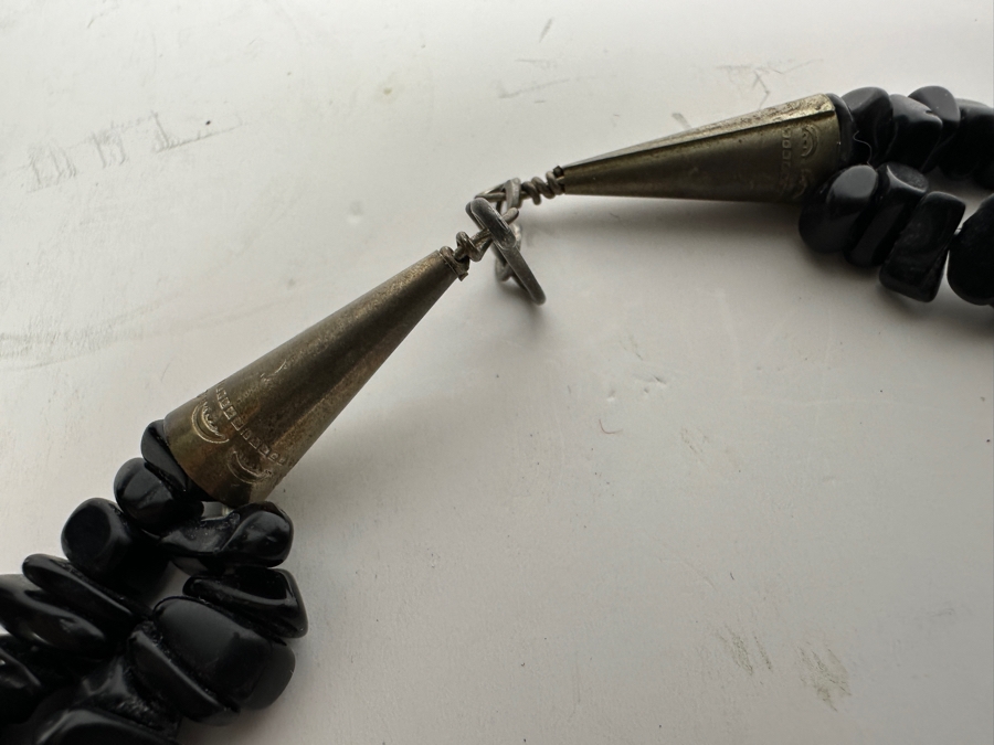 Sterling Silver Carved Stone Fetish 28' Necklace  [Photo 7]