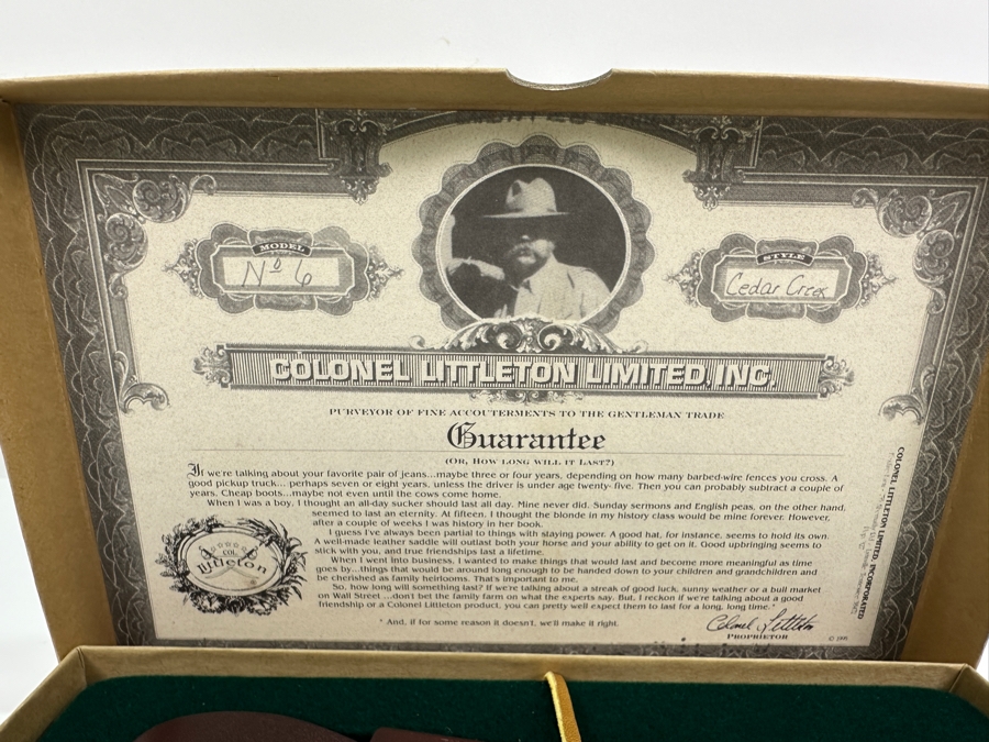 Colonel Littleton Limited, Inc. Pocket Knife Model No. 6 [Photo 5]