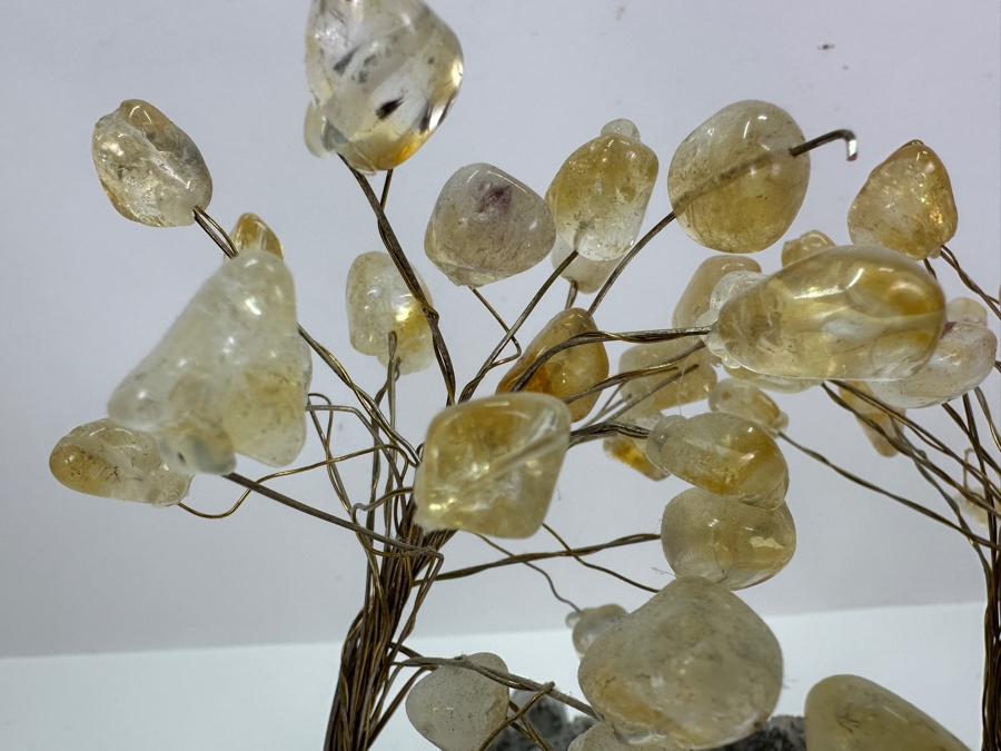 Wire Tree Sculpture With Gemstones 10W X 10H [Photo 4]