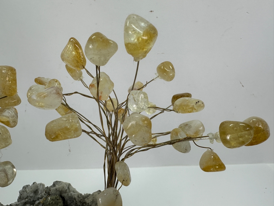 Wire Tree Sculpture With Gemstones 10W X 10H [Photo 5]