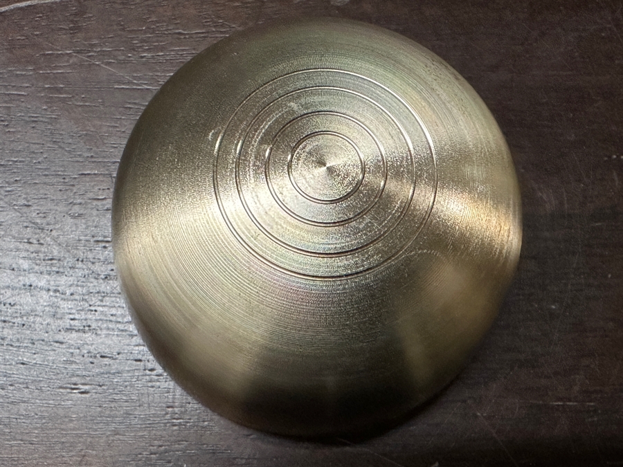 Three Brass Tibetan Bowls In The Key Of A, Bb & E [Photo 7]