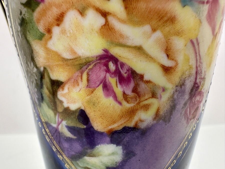 Hand Painted Royal Vienna Germany Vase 9H [Photo 5]