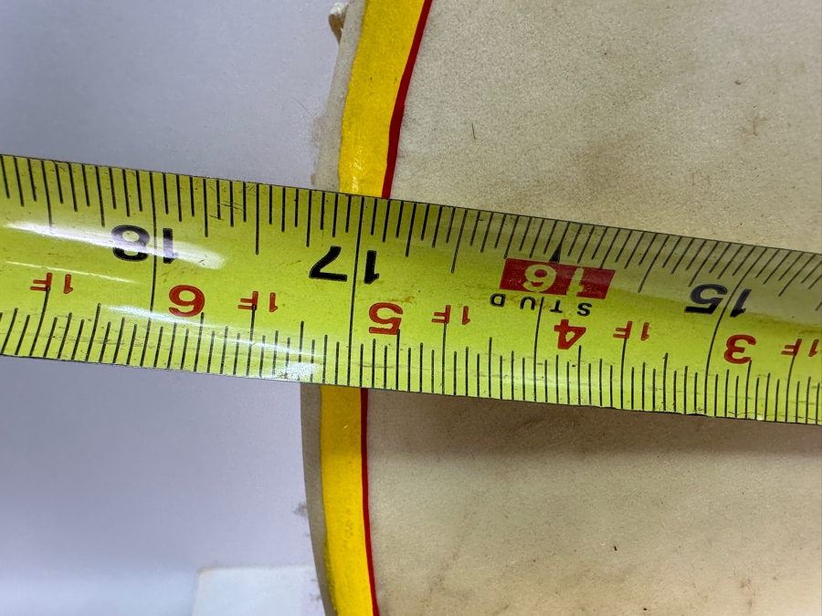 Pair Of Hand Painted Drums By David S. Mills 17W & 10W Large Drum Retails For $190 [Photo 11]