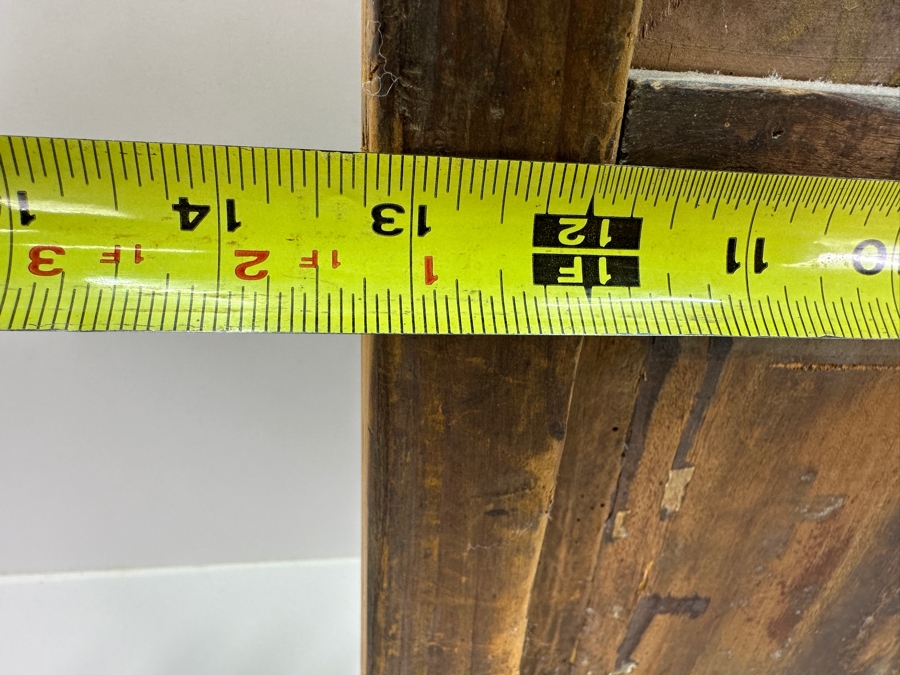 Vintage Chinese Relief Carved Wooden Panel 13 X 44 [Photo 9]