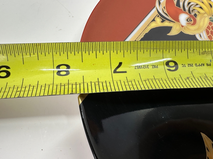 Fitz And Floyd Fine Porcelain 'Faisan D'Or' (5) 7.5' Plates & (4) Mugs [Photo 4]