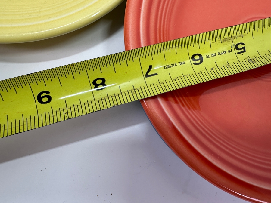 Eight 7.25' Fiesta Fiestaware Plates [Photo 3]