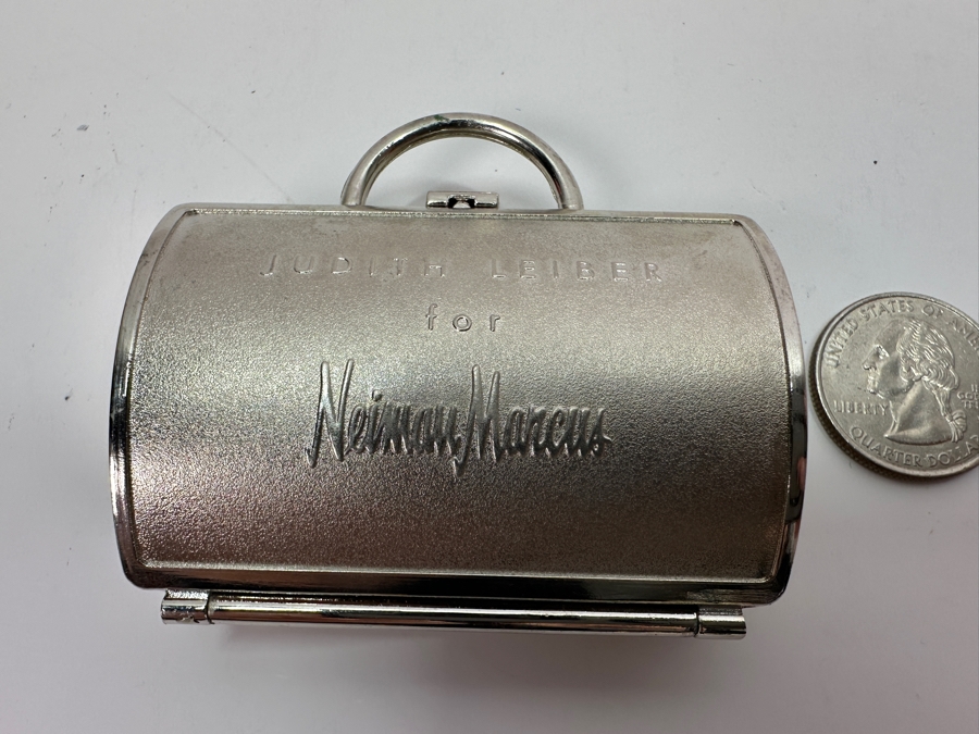 Small Judith Leiber Neiman Marcus Enamel Butterfly Metal Purse [Photo 2]