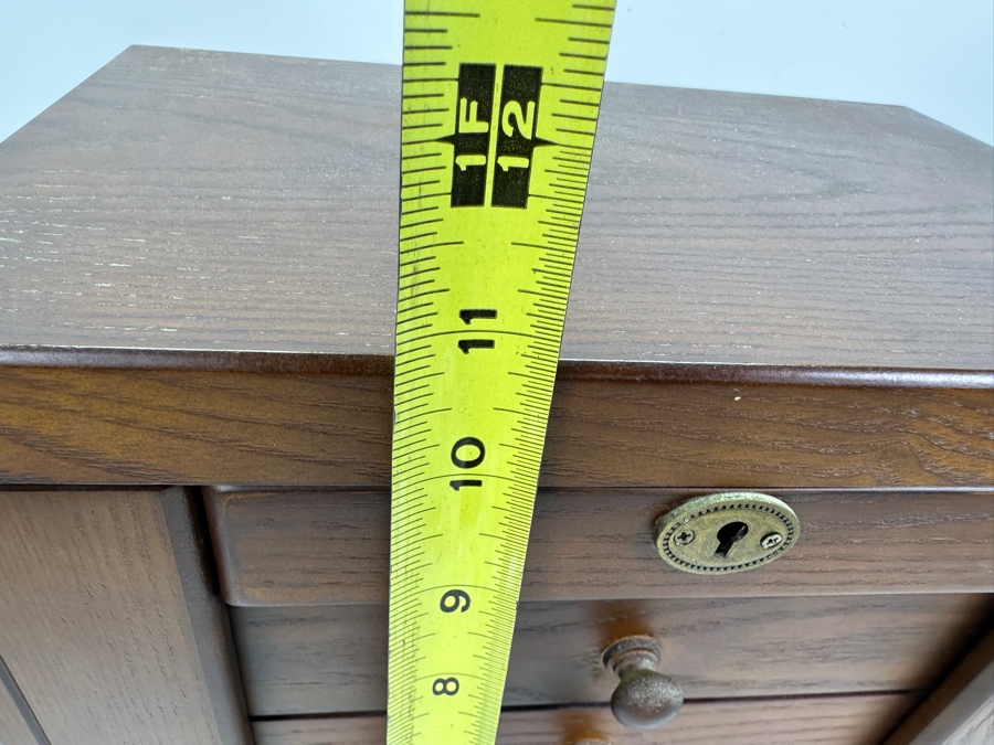 Jewelry Box With Mainly Costume Jewelry 12W X 8D X 11H - See Photos [Photo 14]