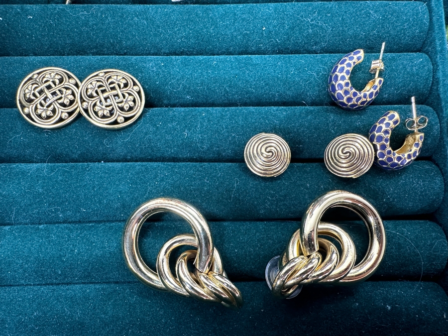 Jewelry Box With Mainly Costume Jewelry 15W X 12D X 11H - See Photos [Photo 14]