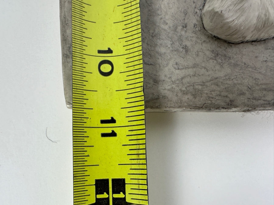 Joan Lacy Bas-Relief Dog Sculpture Signed Lower Right 10.5 X 10.5 [Photo 5]