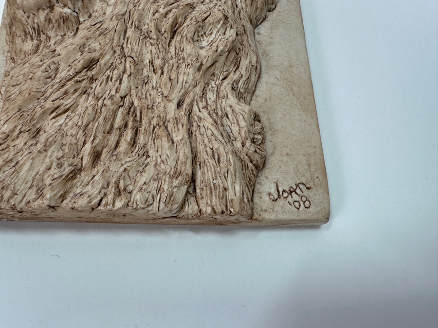 (3) Joan Lacy Bas-Relief Tree Sculptures Signed 14 X 8 [Photo 5]