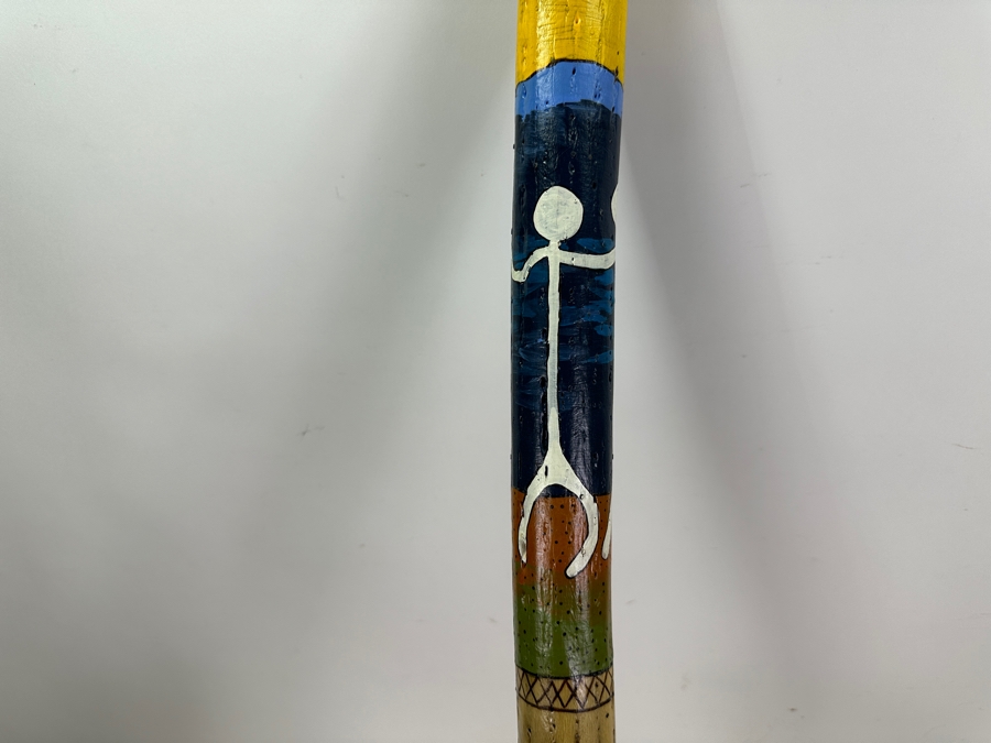 Hand Painted Wooden Rain Stick 29.5L [Photo 2]