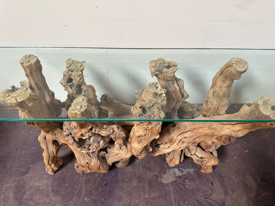 Organic Driftwood Console Table 58W X 16D X 26.5H [Photo 5]