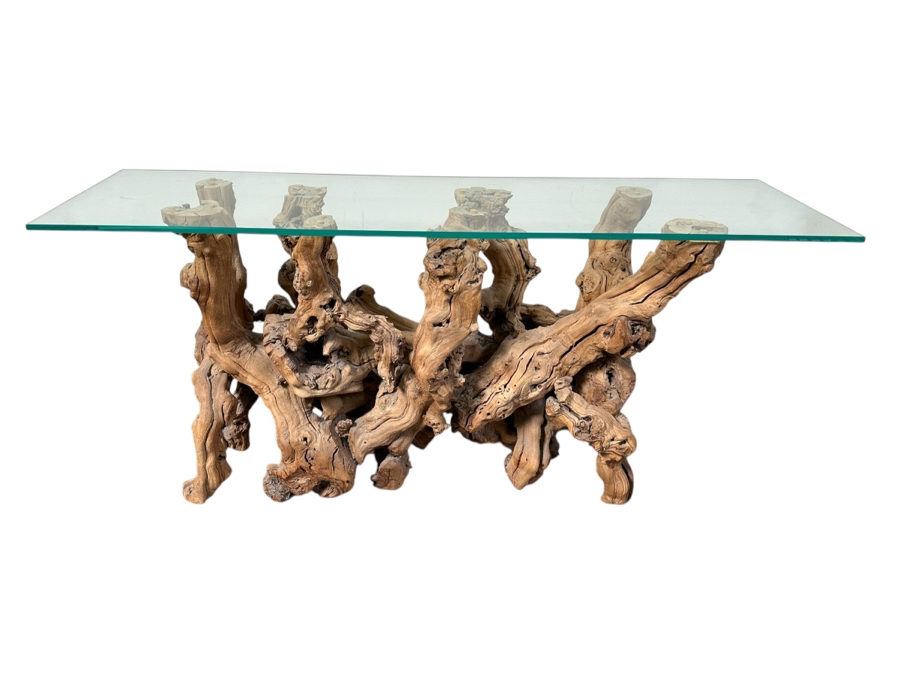Organic Driftwood Console Table 58W X 16D X 26.5H [Photo 2]