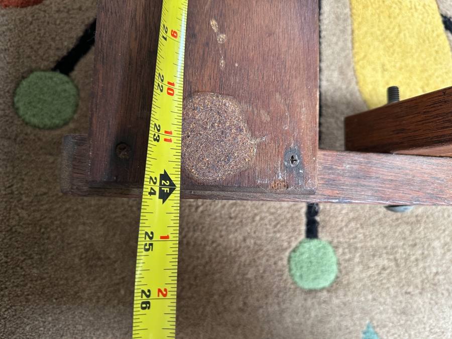 Adjustable Wooden Easel On Casters 24W X 25D X 79H [Photo 4]