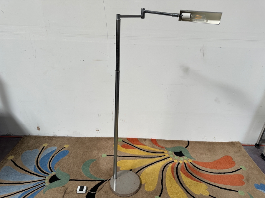 Chrome Floor Lamp By Koch Lowy 53H [Photo 4]