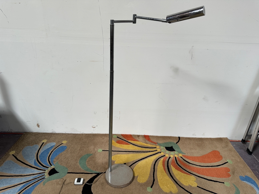 Chrome Floor Lamp By Koch Lowy 53H [Photo 3]