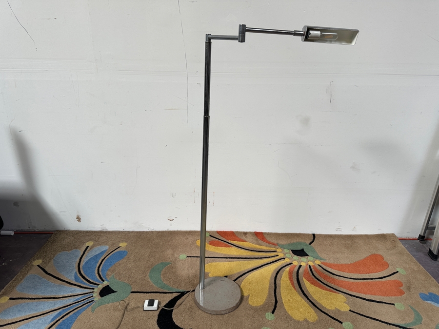 Chrome Floor Lamp By Koch Lowy 53H [Photo 2]