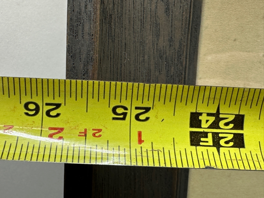 Original Mid-Century Abstract Charcoal Drawing On Paper Signed And Dated Lower Left 16 X 20 Framed 26 X 31 [Photo 8]