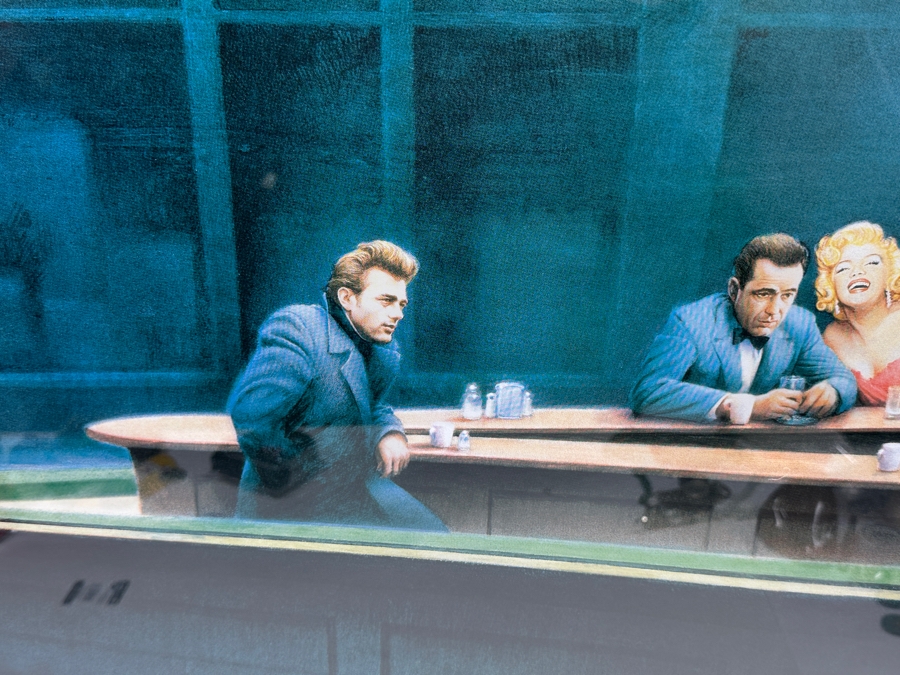 Framed Print 'Boulevard Of Broken Dreams' Painted By Helnwein 38 X 29 [Photo 2]