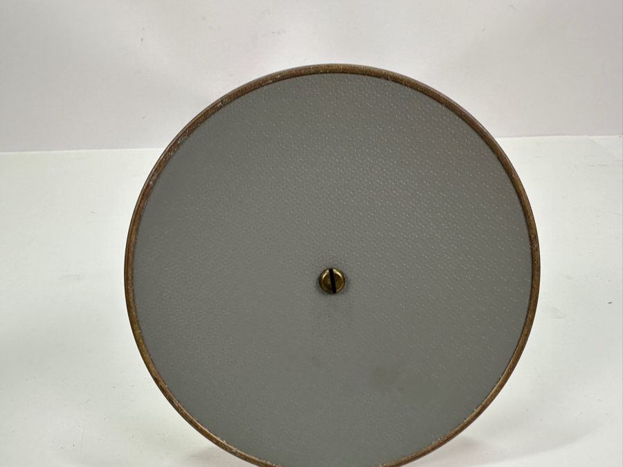 Vintage Brass Double Sided Vanity Mirror 17H [Photo 4]