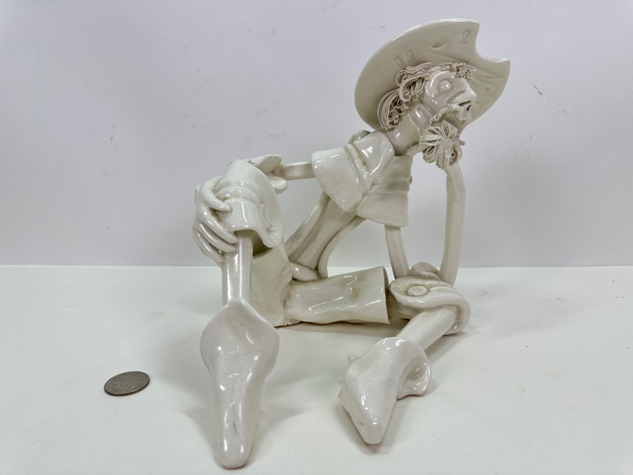 Vintage 1970s Roberto Nischli Don Quixote Sculpture 7W X 7D X 8H [Photo 2]