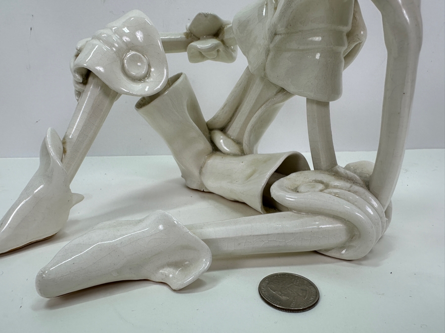 Vintage 1970s Roberto Nischli Don Quixote Sculpture 7W X 7D X 8H [Photo 5]