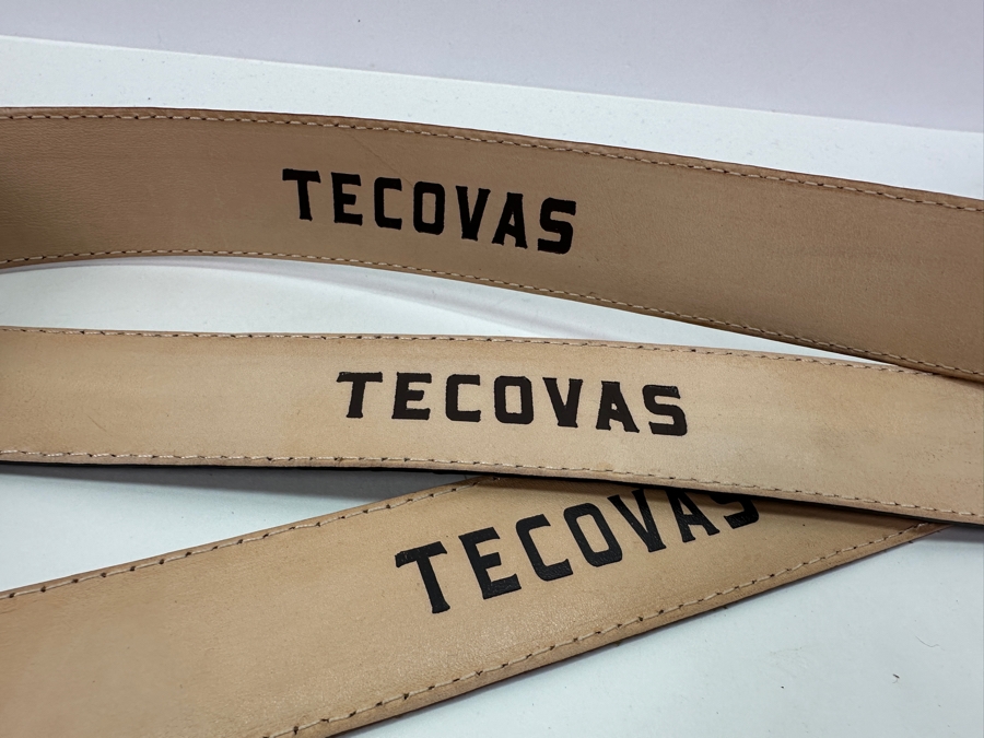 (3) New Tecovas Belts: (2) Genuine American Alligator Belts & (1) Genuine Bovine Leather Belt Size 44 Retails Over $500 [Photo 4]