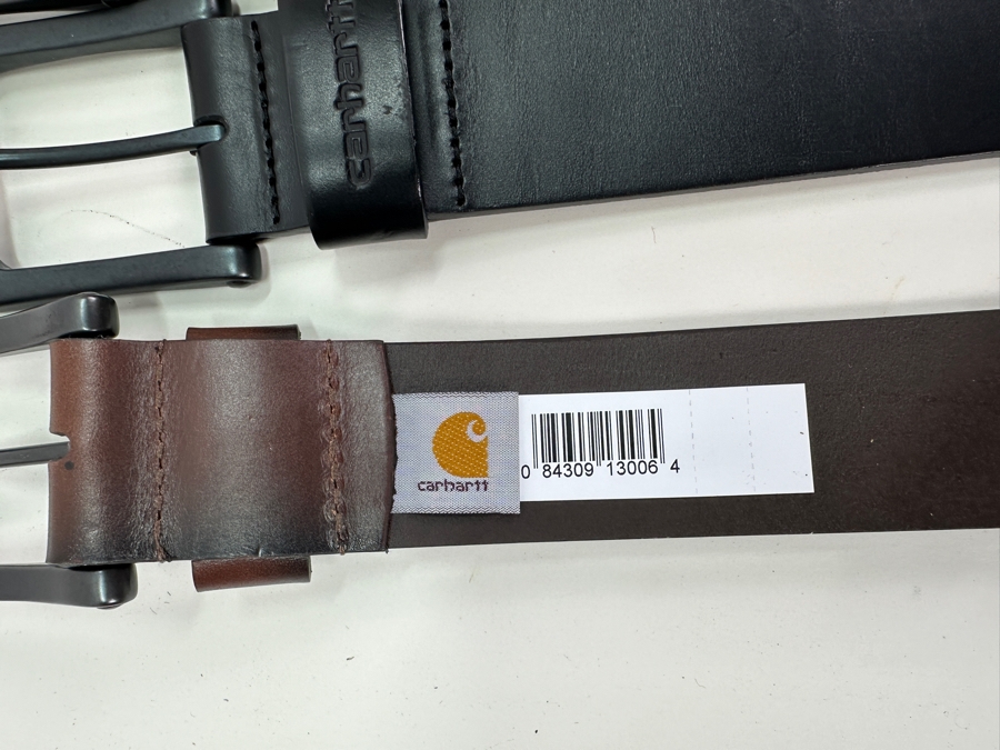 (8) New Carhartt Genuine Leather Belts Size 42 / 44 Retails $300 [Photo 5]